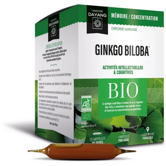 Dayang Gingko Biloba Bio Ampoules x 20