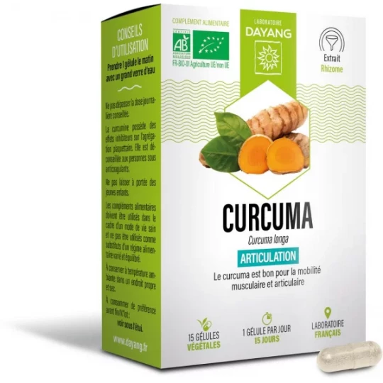 Dayang Curcuma Bio Gélules x 15