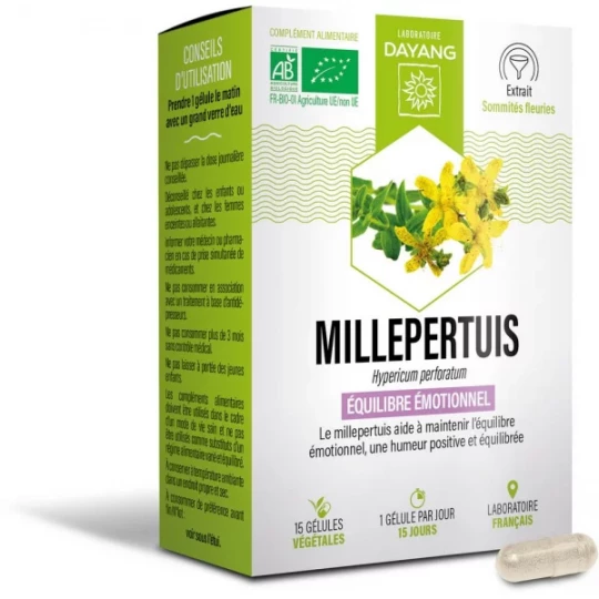 Dayang Millepertuis Bio Gélules x 15