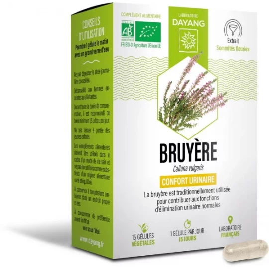 Dayang Bruyère Confort Urinaire Gélules x 15