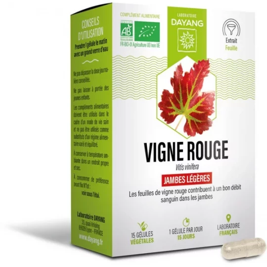 Dayang Vigne Rouge Bio Gélules x 15