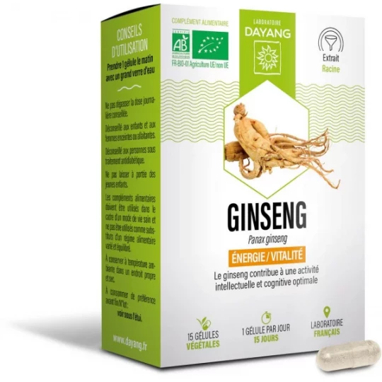 Dayang Ginseng Bio Gélules x 15