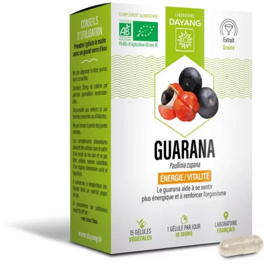 Dayang Guarana Bio Gélules x 15