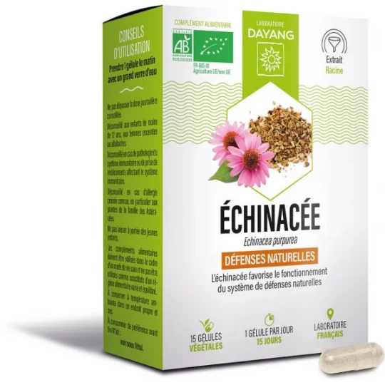 Dayang Echinacée Bio Gélules x 15