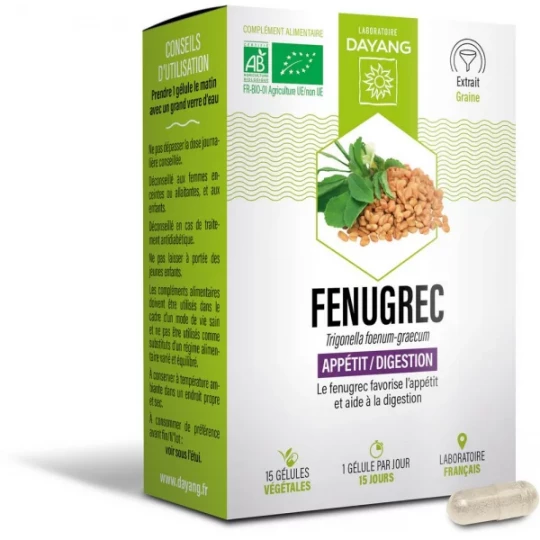 Dayang Fenugrec Bio Gélules x 15