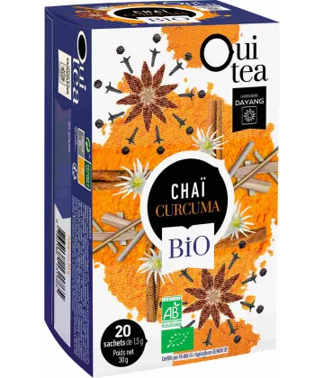Dayang Infusion Chaï Curcuma Bio x 20