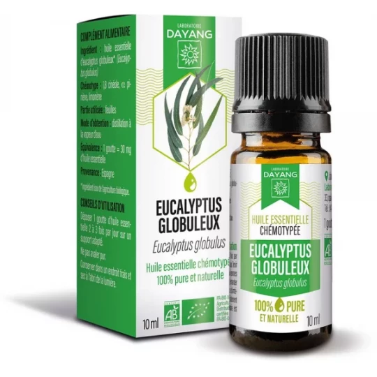 Dayang Huile Essentielle Eucalyptus Globuleux Bio 10 ml
