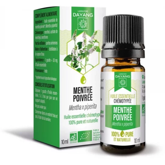 Dayang Huile Essentielle Menthe Poivrée Bio 10 ml
