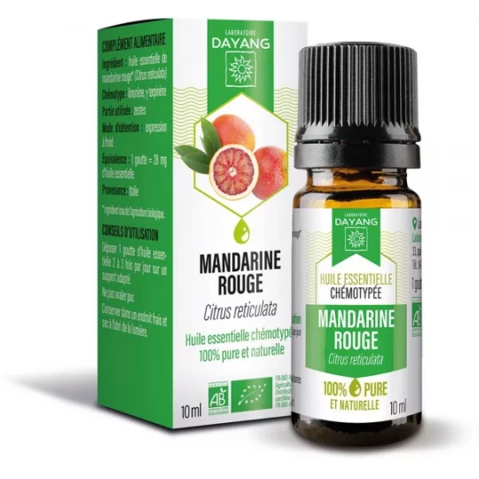 Dayang Huile Essentielle Mandarine Rouge Bio 10 ml