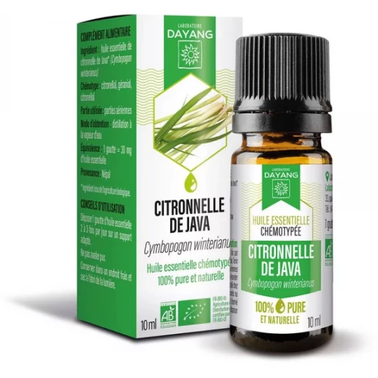Dayang Huile Essentielle Citronnelle Bio 10 ml