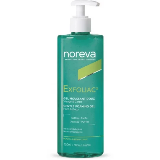 Noreva Exfoliac Gel Moussant Doux 400 ml