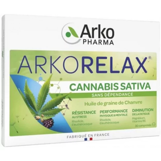 Arkorelax Cannabis Sativa Comprimés x 30