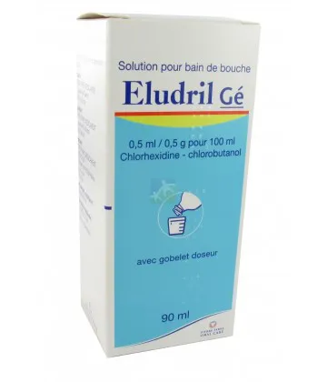 Eludril Gé Solution Pour Bain de Bouche 90 ml