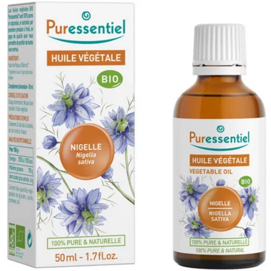 Puressentiel Huile Végétale de Nigelle Bio 50 ml
