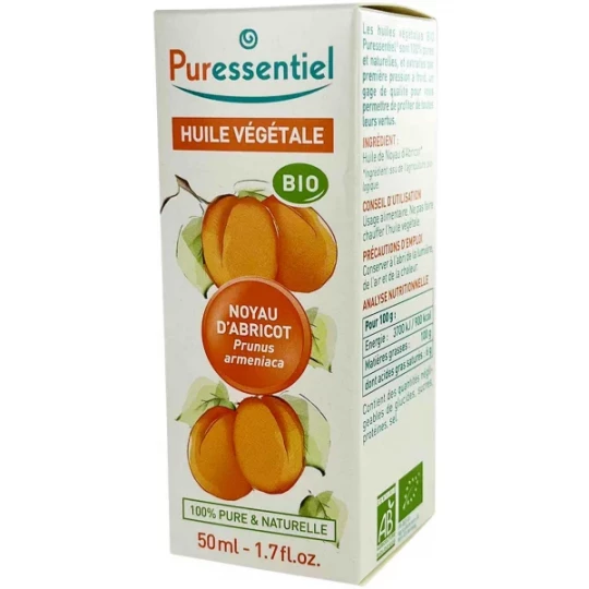 Puressentiel Huile Végétale Noyau d'Abricot Bio 50 ml