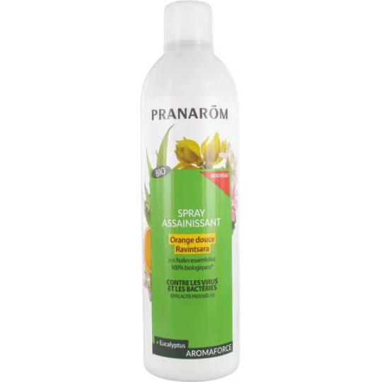 Pranarôm Aromaforce Spray Assainissant Orange Douce Ravintsara Bio