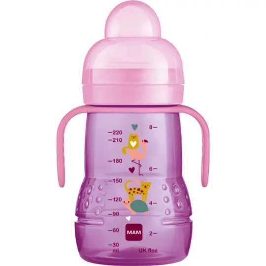 MAM Biberon de Transition Rose 220 ml - image 2