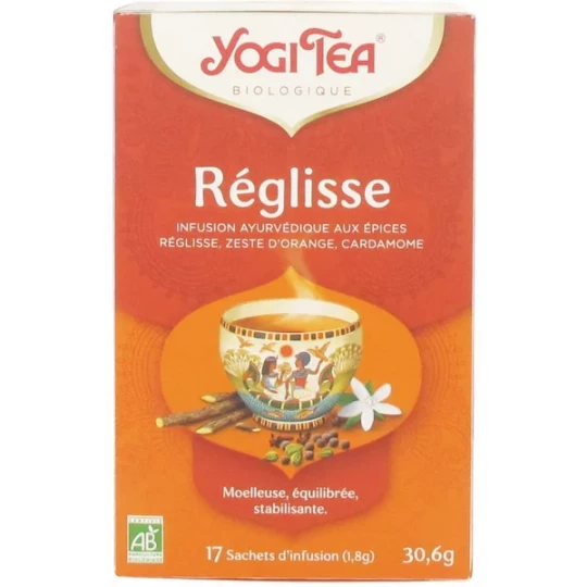Yogi Tea Réglisse Infusions x 17