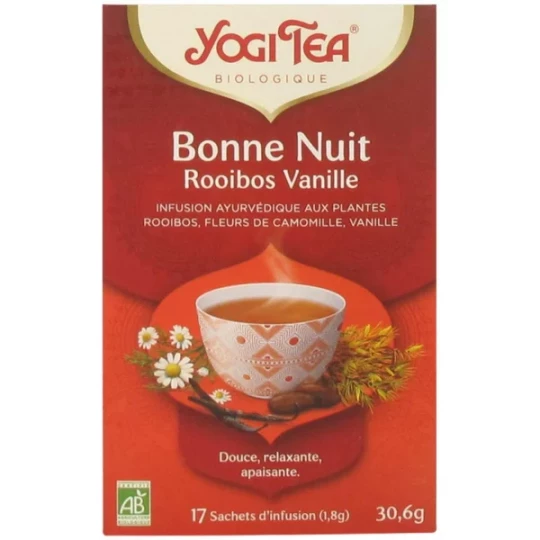 Yogi Tea Infusion Bonne nuit Rooibos Vanille Bio 30.6 g