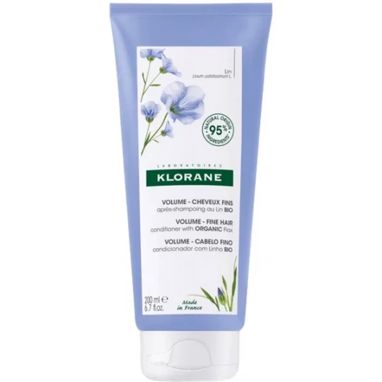 Klorane Baume Après-Shampooing aux Fibres de Lin 200 ml