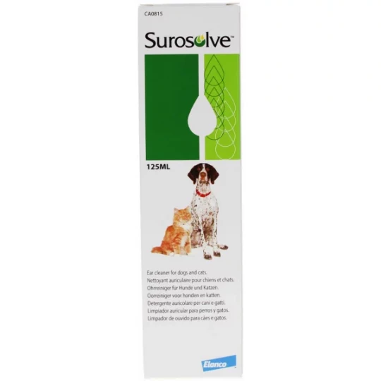 Surosolve Solution Auriculaire Chien et Chat 125 ml