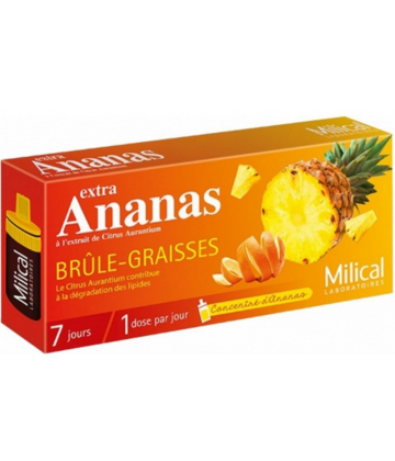 Milical Extra-Ananas Brûle-Graisses Doses x 7