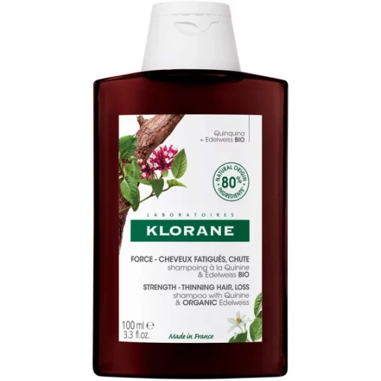 Klorane Shampooing à la Quinine & Edelweiss Bio 100 ml