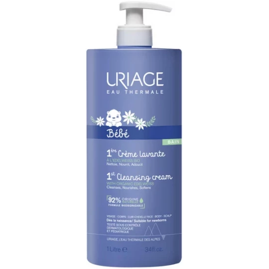 Uriage Bébé 1ère Crème Lavante 1 L