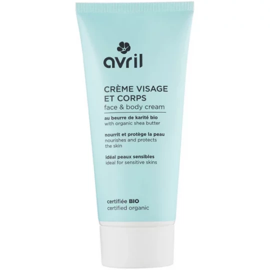 Avril Crème Visage et Corps Bio 200 ml