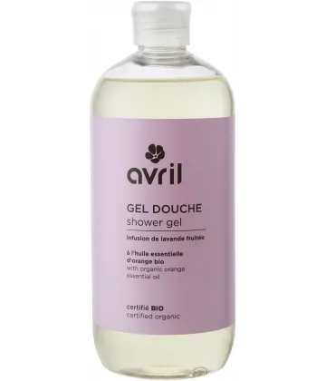 Avril Gel Douche Infusion de Lavande Fruitée Bio 500 ml