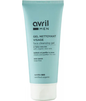 Avril Men Gel Nettoyant Visage Bio 100 ml