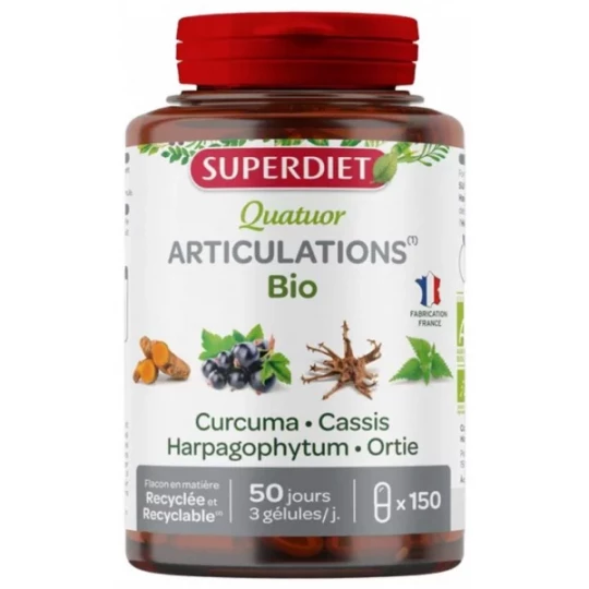 Superdiet Quatuor Curcuma Articulations x 150