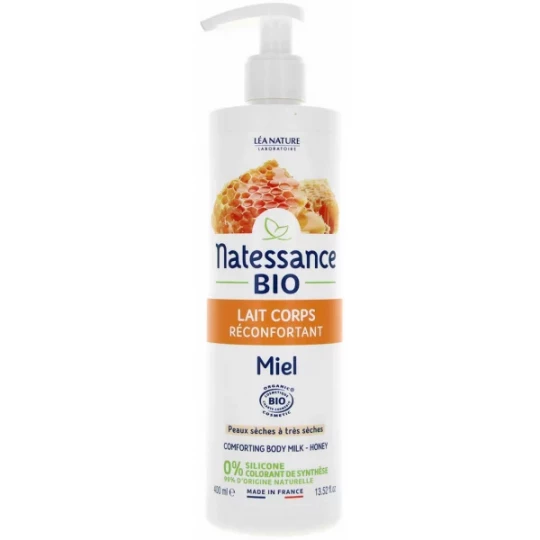 Natessance Lait Corps Miel Bio 400 ml
