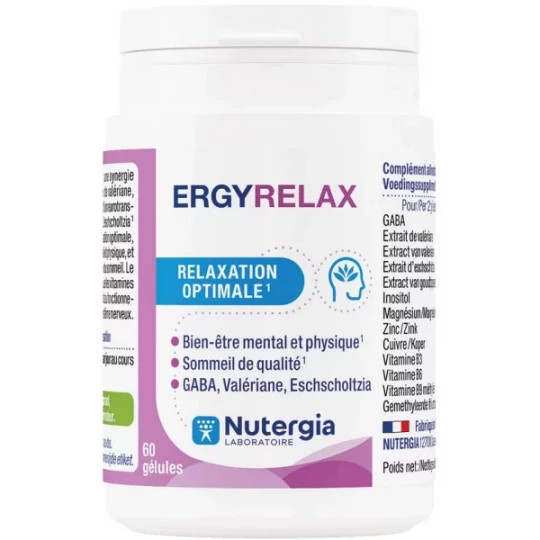Nutergia Ergyrelax Gélules x 60