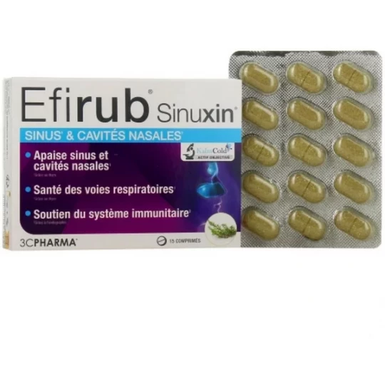 3C Pharma Sinuxin Sinus & Cavités Nasales x 15