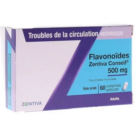 Flavonoïdes Zentiva Conseil 500 mg Comprimés x 60