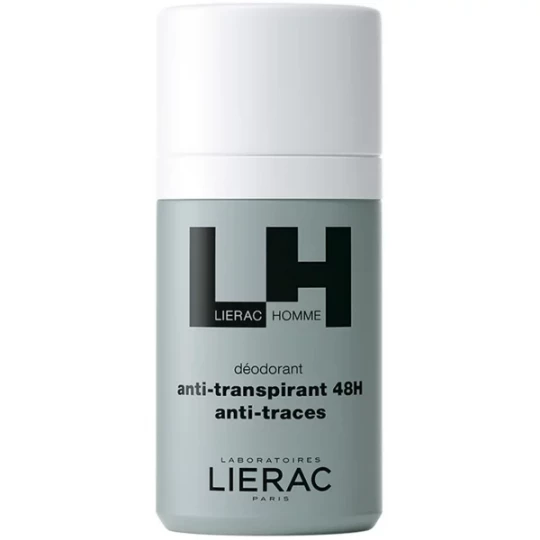 Lierac Homme Déodorant Anti-transpirant 48h Anti-Traces 50 ml