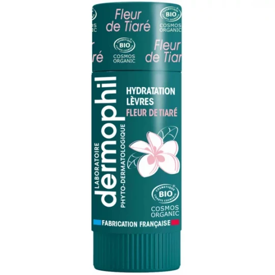 Dermophil Indien Hydratation Lèvres Fleur de Tiaré Stick 4 g