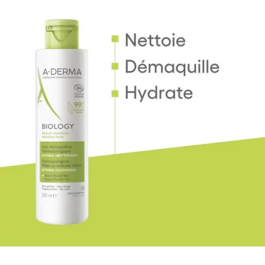 A-Derma Biology Lait Démaquillant Hydra-Nettoyant - image 8