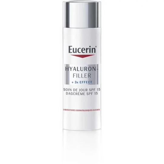 Eucerin Hyaluron-Filler + 3x Effect Soin de Jour SPF15 Peau Normale à Mixte 50 ml