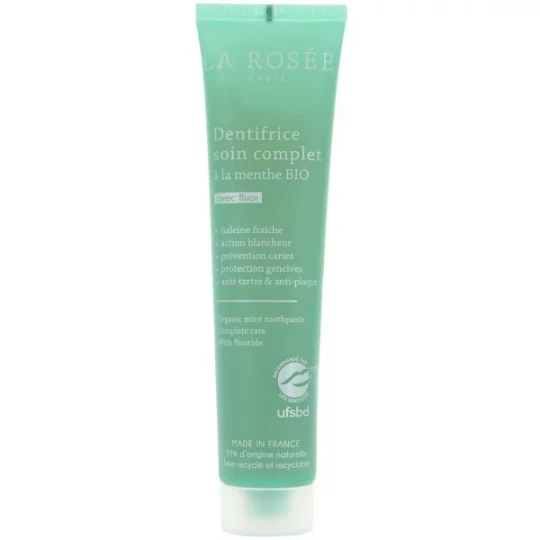 La Rosée Dentifrice Soin Complet à la Menthe Bio 75 ml