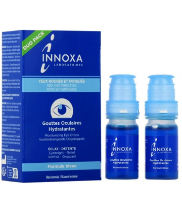 Innoxa Gouttes Oculaires Hydratantes Formule Bleue
