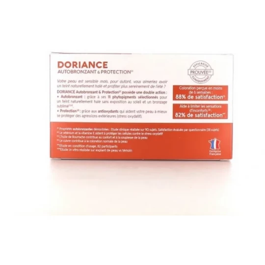 Doriance Autobronzant Tolérance & Protection Capsules 2 x 30 - image 2