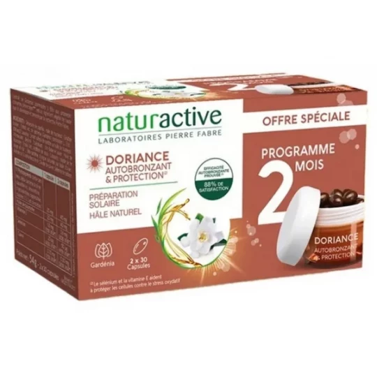 Doriance Autobronzant Tolérance & Protection Capsules 2 x 30