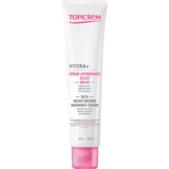 Topicrem Hydra+ Crème Hydratante Éclat Riche 40 ml
