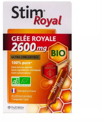 Stim Royal Gelée Royale Bio 2600 mg Ampoules x 20