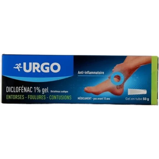 Diclofénac Urgo 1 % Gel 50 g