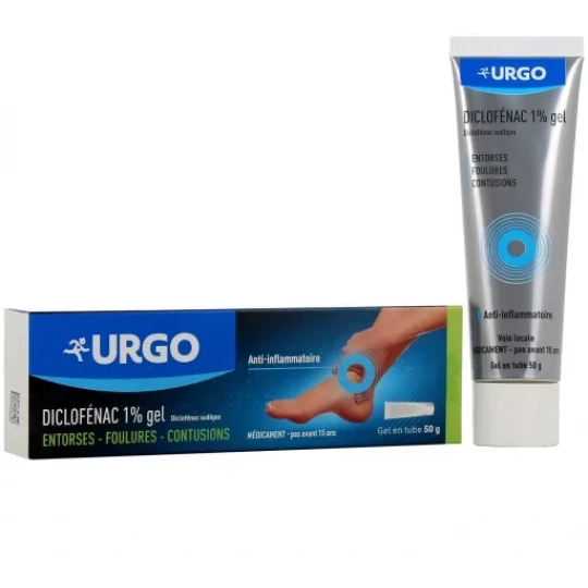 Diclofénac Urgo 1 % Gel 50 g