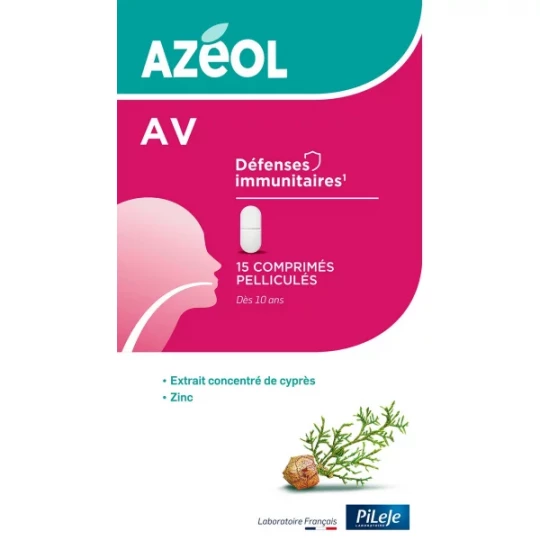 PiLeJe Azéol AV Comprimés x 15