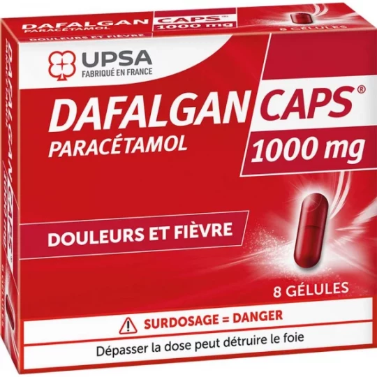 Dafalgan 1 g Gélules x 8
